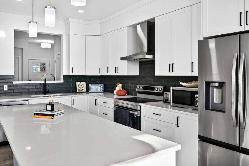 Kitchen from the island, 215 Mallard Grove SE