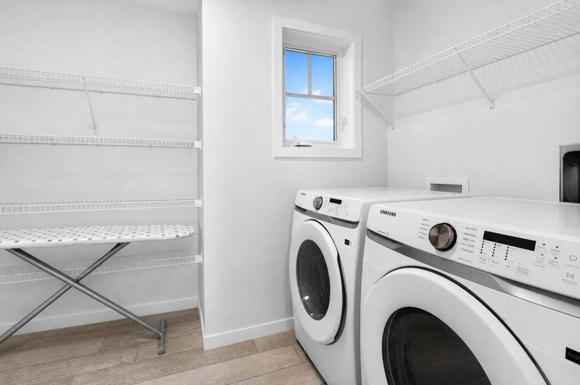 Upper floor laundry, 215 Mallard Grove SE